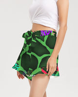 Green SaVaugé Ruffle Shorts