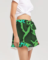 Green SaVaugé Ruffle Shorts