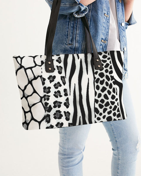 Mixed Animal Print Stylish Tote