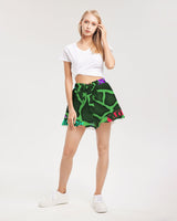 Green SaVaugé Ruffle Shorts