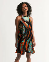 WILD Vol. 2 Women's Halter Dress