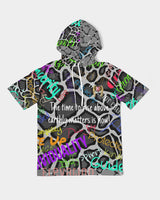 Grey SaVaugé Premium Heavyweight Short Sleeve Hoodie