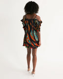 WILD Vol. 2 Women's Open Shoulder A-Line Dress