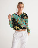 WILD VOL. #2 Women's Cropped Windbreaker