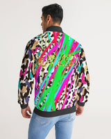 Wild Side Men's Stripe-Sleeve Track Jacket