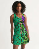 Two Toned Green SaVaugé Racerback Dress