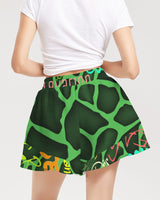 Green SaVaugé Ruffle Shorts