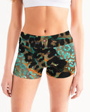 WILD VOL. #2 Women's Mid-Rise Yoga Shorts