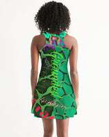 Two Toned Green SaVaugé Racerback Dress