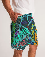 Turquoise SaVaugé Jogger Shorts