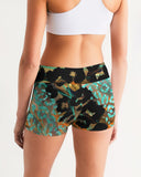 WILD VOL. #2 Women's Mid-Rise Yoga Shorts